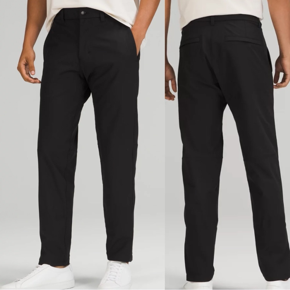 Lululemon men’s black slim fit Commission pant